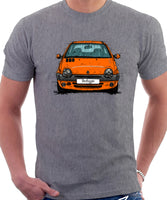 Renault Twingo Late Halogen Model. T-shirt in Heather Grey Color