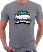 Renault Twingo Late Halogen Model. T-shirt in Heather Grey Color