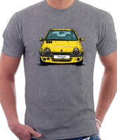 Renault Twingo Late Halogen Model. T-shirt in Heather Grey Color