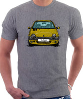 Renault Twingo Late Halogen Model. T-shirt in Heather Grey Color