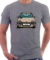 Renault Twingo Late Halogen Model. T-shirt in Heather Grey Color