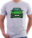 Renault Twingo Late Halogen Model. T-shirt in White Color