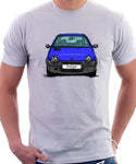 Renault Twingo Mid Model. T-shirt in White Color