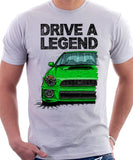 Drive The Legend Subaru Impreza Bugeye WRX. T-shirt in White Colour