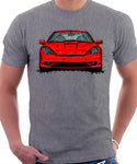 Toyota Celica 7 Generation Facelift Model. T-shirt in Heather Grey Colour