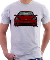 Toyota Celica 7 Generation Facelift Model. T-shirt in White Colour