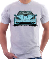 Toyota Celica 7 Generation Facelift Model. T-shirt in White Colour