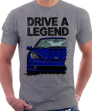 Drive A Legend Toyota Celica 7 Generation Facelift Model. T-shirt in Heather Grey Colour