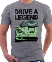 Drive A Legend Toyota Celica 7 Generation Prefacelift Model. T-shirt in Heather Grey Colour