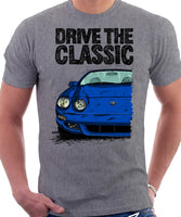 Drive The Classic Toyota Celica 6 Generation Facelift. T-shirt in Heather Grey Colour