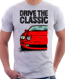 Drive The Classic Toyota Celica 6 Generation Prefacelift. T-shirt in White Colour