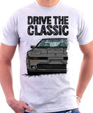 Drive The Classic Toyota Supra Mk3 Late Model. T-shirt in White Colour