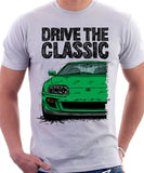 Drive The Classic Toyota Supra Mk4. T-shirt in White Colour