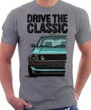 Drive The Classic VW Golf Mk2 GTI Early Model. T-shirt in Heather Grey Colour