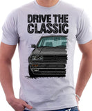 Drive The Classic VW Golf Mk2 Rallye. T-shirt in White Colour
