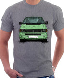 VW Transporter T4 Early Model Colour Bumper . T-shirt in Heather Grey Colour