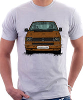 VW Transporter T4 Early Model Colour Bumper . T-shirt in White Colour