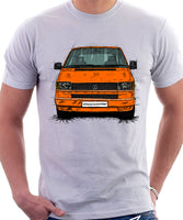 VW Transporter T4 Early Model Colour Bumper . T-shirt in White Colour
