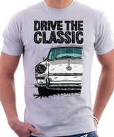 Drive The Classic VW Type 3 Early Model . T-shirt in White Colour