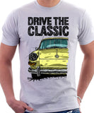 Drive The Classic VW Type 3 Late Model . T-shirt in White Colour