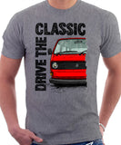 Drive The Classic VW T25 (T3) Aircooled . T-shirt in Heather Grey Colour