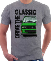 Drive The Classic VW T25 (T3) Square lights . T-shirt in Heather Grey  Colour